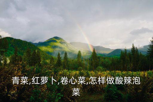 酸辣卷心菜,青菜卷心菜腌1小時再淋香油