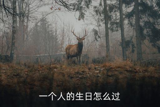 一個人過生日，一個人的生日怎么過