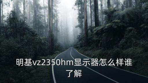 明基vz2350hm顯示器怎么樣誰了解