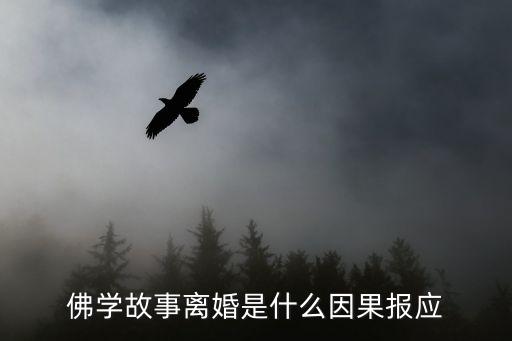 佛學(xué)故事離婚是什么因果報(bào)應(yīng)