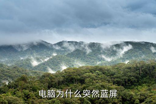 電腦為什么突然藍屏
