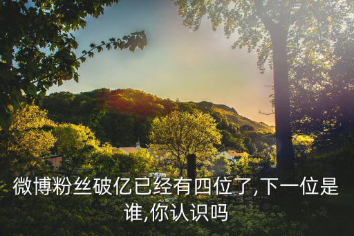 微博粉絲排行榜,全球微博粉絲最多的十名男女