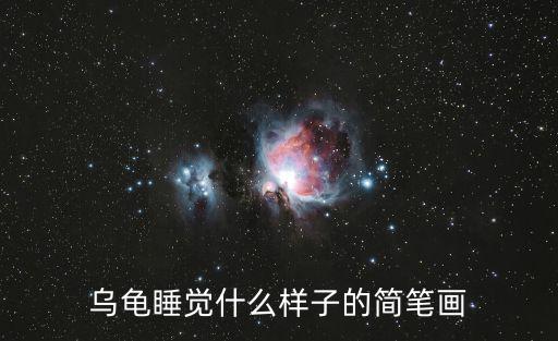 烏龜簡筆畫彩色,簡筆畫連環畫:烏龜睡覺?