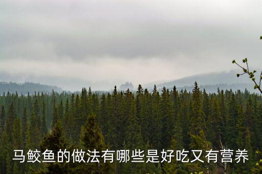 馬鮫魚最好吃的做法,馬鮫魚的做法有哪些?