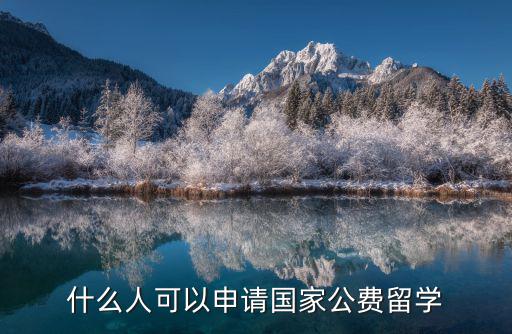 公費留學(xué)生申請條件,怎么才能申請國家公費留學(xué)?
