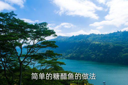 糖醋魚塊的做法,做法第一道菜