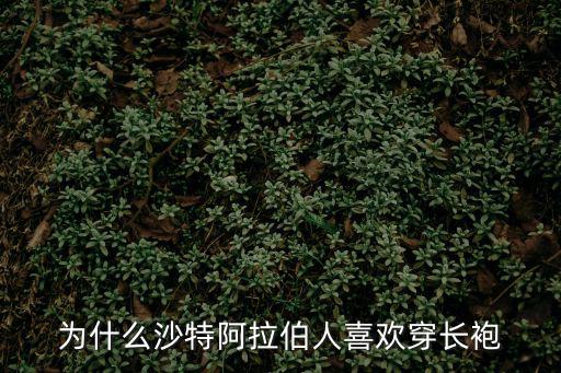 為什么沙特阿拉伯人喜歡穿長(zhǎng)袍