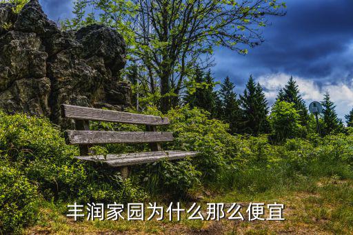 豐潤家園為什么那么便宜