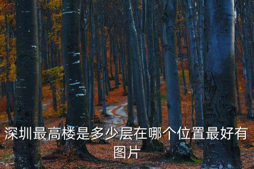 深圳京基100大廈圖片，深圳最高樓在哪里
