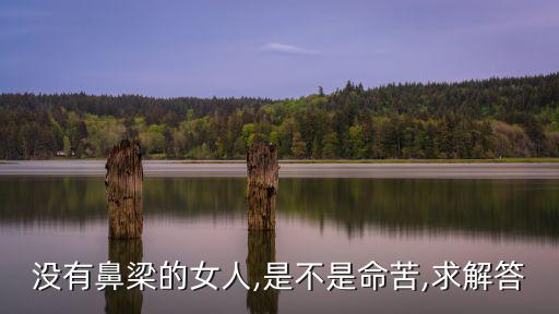 沒有鼻子的人,面相術:鼻子為財帛宮主財運