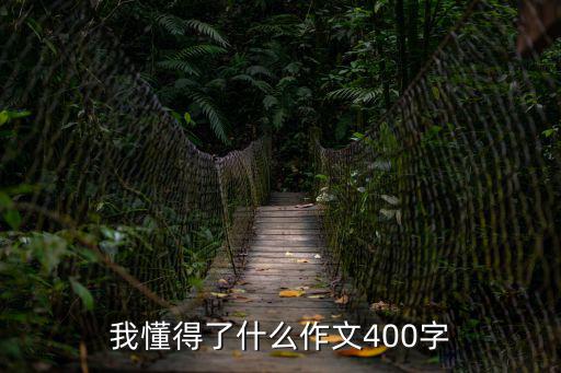 作文我懂得了什么,我終于懂了這個道理我寫的是什么?