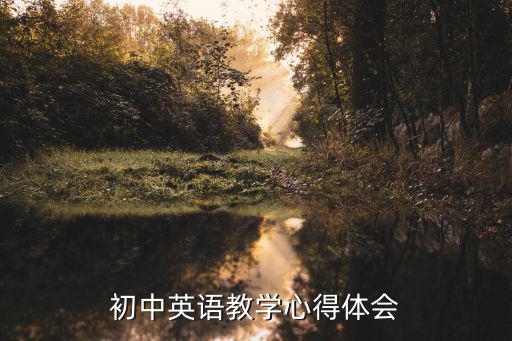英語教學工作總結，初中英語教學心得體會