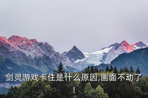 劍靈游戲卡住是什么原因,畫面不動了!