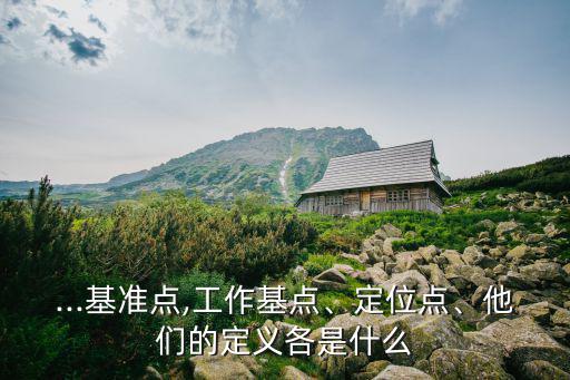 ...基準點,工作基點、定位點、他們的定義各是什么