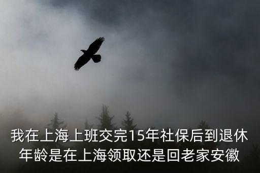 我在上海上班交完15年社保后到退休年齡是在上海領(lǐng)取還是回老家安徽