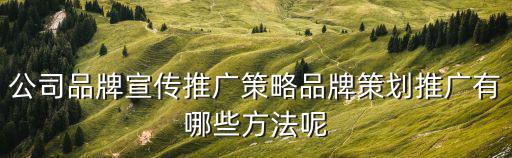 品牌宣傳推廣方案,采個(gè)納唄品牌的推廣策劃方案怎么做?
