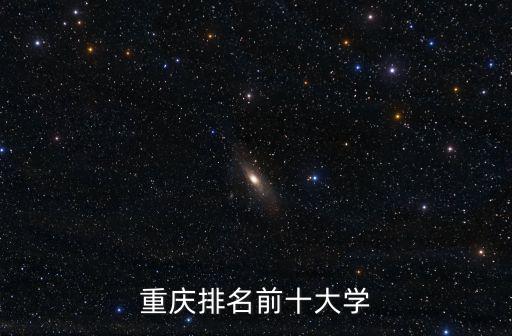 重慶排名前十大學