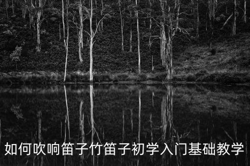如何吹響笛子竹笛子初學入門基礎教學