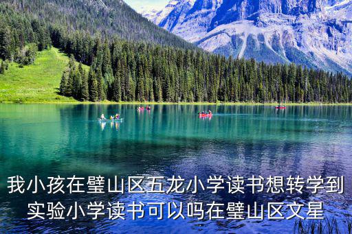 我小孩在璧山區五龍小學讀書想轉學到實驗小學讀書可以嗎在璧山區文星