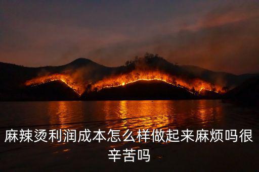 麻辣燙利潤成本怎么樣做起來麻煩嗎很辛苦嗎