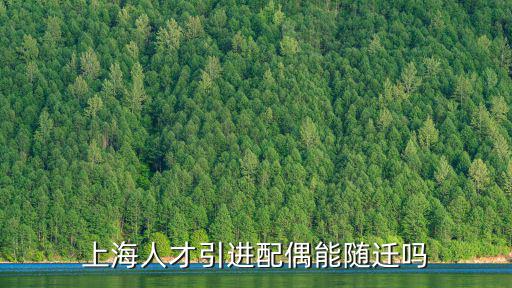 上海人才引進落戶家屬隨遷條件，上海人才引進配偶能隨遷嗎