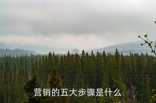 營(yíng)銷的五大步驟是什么
