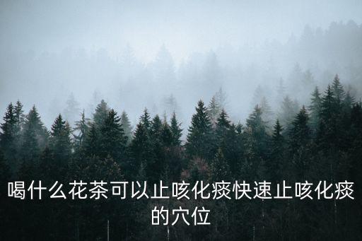 喝什么花茶可以止咳化痰快速止咳化痰的穴位