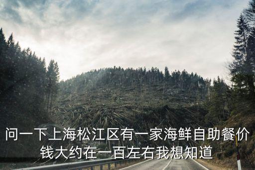 問一下上海松江區有一家海鮮自助餐價錢大約在一百左右我想知道