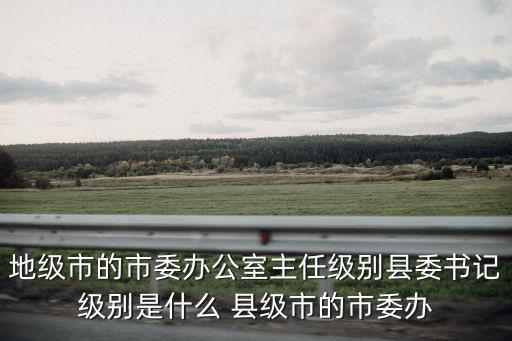 地級市的市委辦公室主任級別縣委書記級別是什么 縣級市的市委辦
