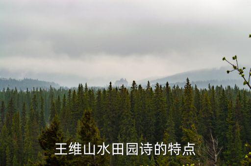 王維的田園詩,王維田園詩特點:詩情與畫意高度統一