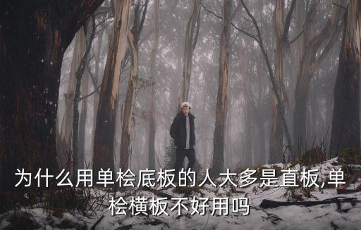 為什么用單檜底板的人大多是直板,單檜橫板不好用嗎