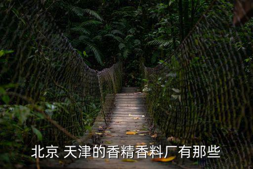北京 天津的香精香料廠有那些