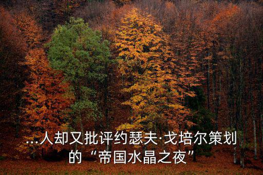 水晶之夜,洛杉磯之夜是水晶底嗎?原來是這樣的