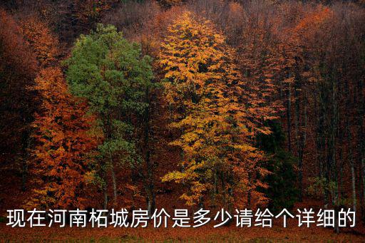 現(xiàn)在河南柘城房價(jià)是多少請給個(gè)詳細(xì)的