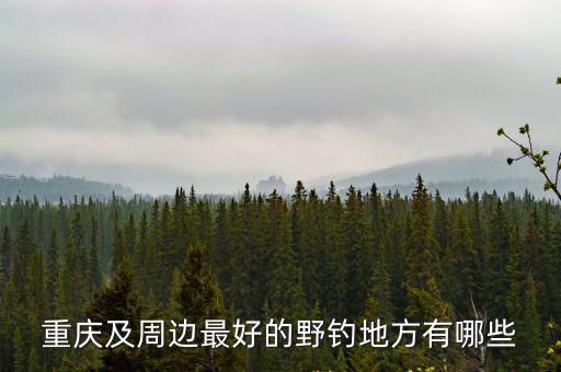 重慶市周邊釣魚休閑的地方，重慶及周邊最好的野釣地方有哪些