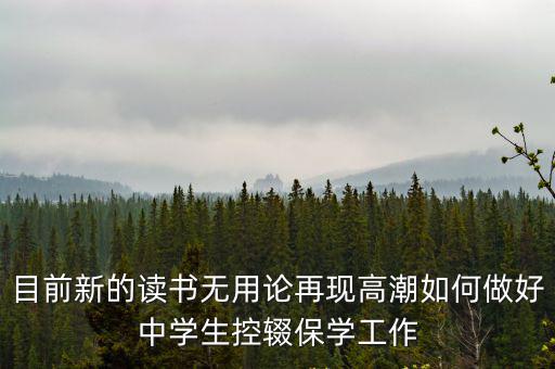 控輟保學工作總結，農村小學如何開展控輟保學工作