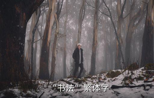 “書法”繁體字