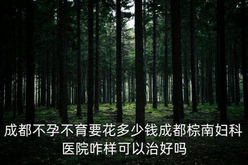 成都市棕南醫(yī)院只薦婦科規(guī)范，成都棕南婦科是醫(yī)保定點(diǎn)的嗎