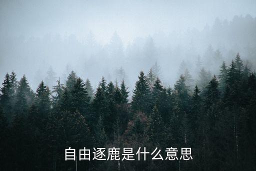 自由逐鹿是什么意思