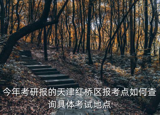 今年考研報的天津紅橋區報考點如何查詢具體考試地點