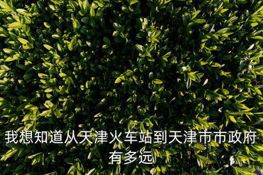 去天津市政府坐幾號線，離天津市政府最近的地鐵是哪個站