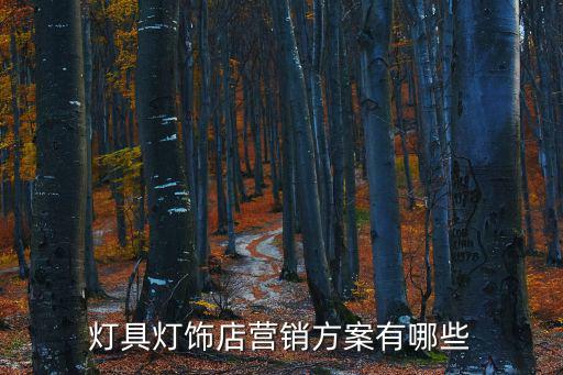燈飾店,開燈飾店要注意什么?這幾年才冒出來?