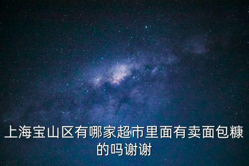 上海寶山區(qū)有哪家超市里面有賣(mài)面包糠的嗎謝謝