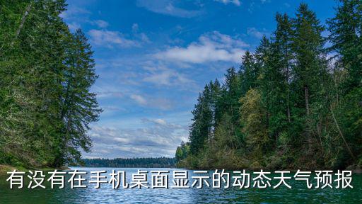有沒有在手機桌面顯示的動態天氣預報
