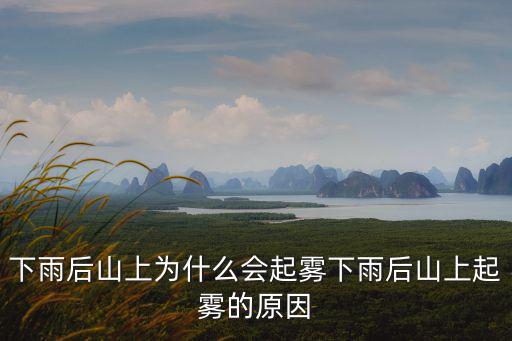 起霧的原因,下雨后山上為何會(huì)起霧?