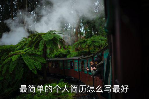 寫一份個人簡歷,公務員求職簡歷怎么寫最好?