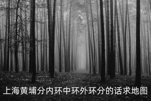 上海黃埔分內(nèi)環(huán)中環(huán)外環(huán)分的話求地圖