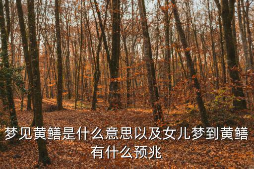 夢(mèng)到黃鱔,夢(mèng)里抓黃鱔意味著什么?