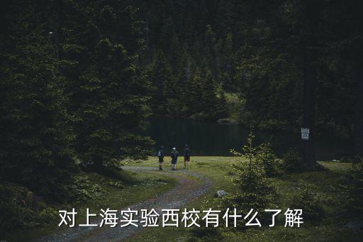 對上海實驗西校有什么了解