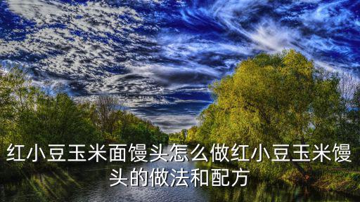玉米面包子,紅小豆玉米面饅頭怎么做?看這里!